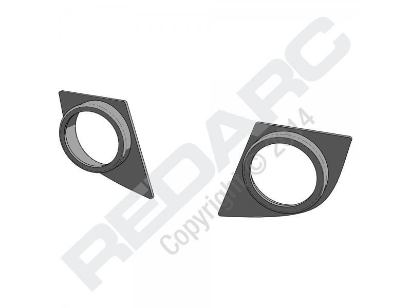 GAUGE HOLDERS TO SUIT TOYOTA HILUX RADIO INSERT PANELS Wired Wilson