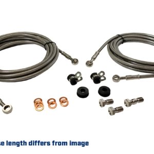 Single axle braided brake line kit for trailer